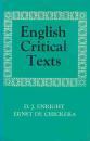 English Critical Texts book cover