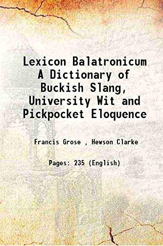 Lexicon Balatronicum book cover