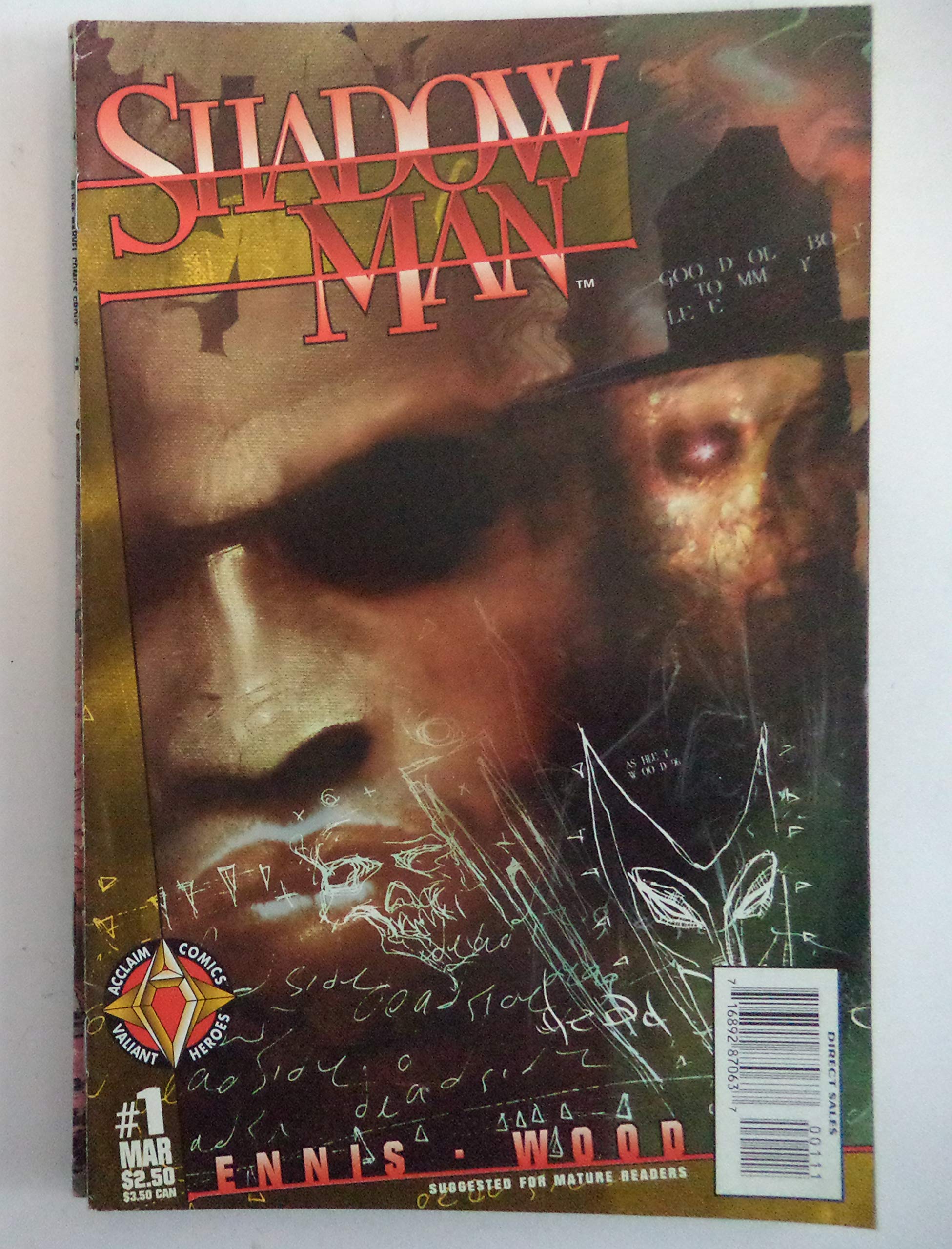 Shadowman (1997) book cover 1