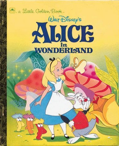 Walt Disney's Alice In Wonderland book cover