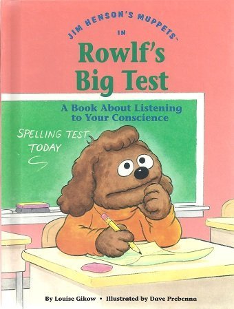 Jim Henson's Muppets in Rowlf's big test book cover