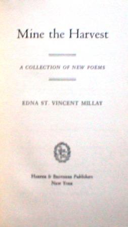 Mine the Harvest book cover