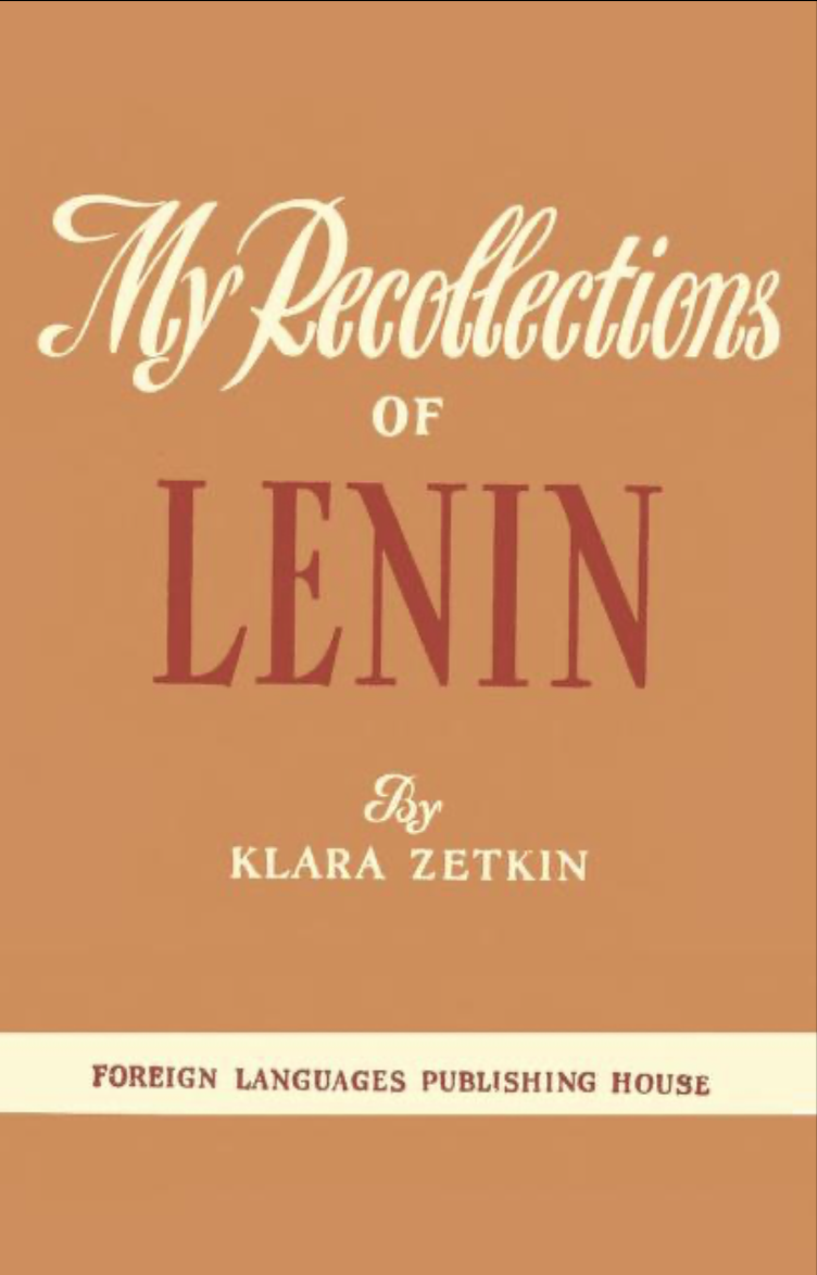 Erinnerungen an Lenin book cover