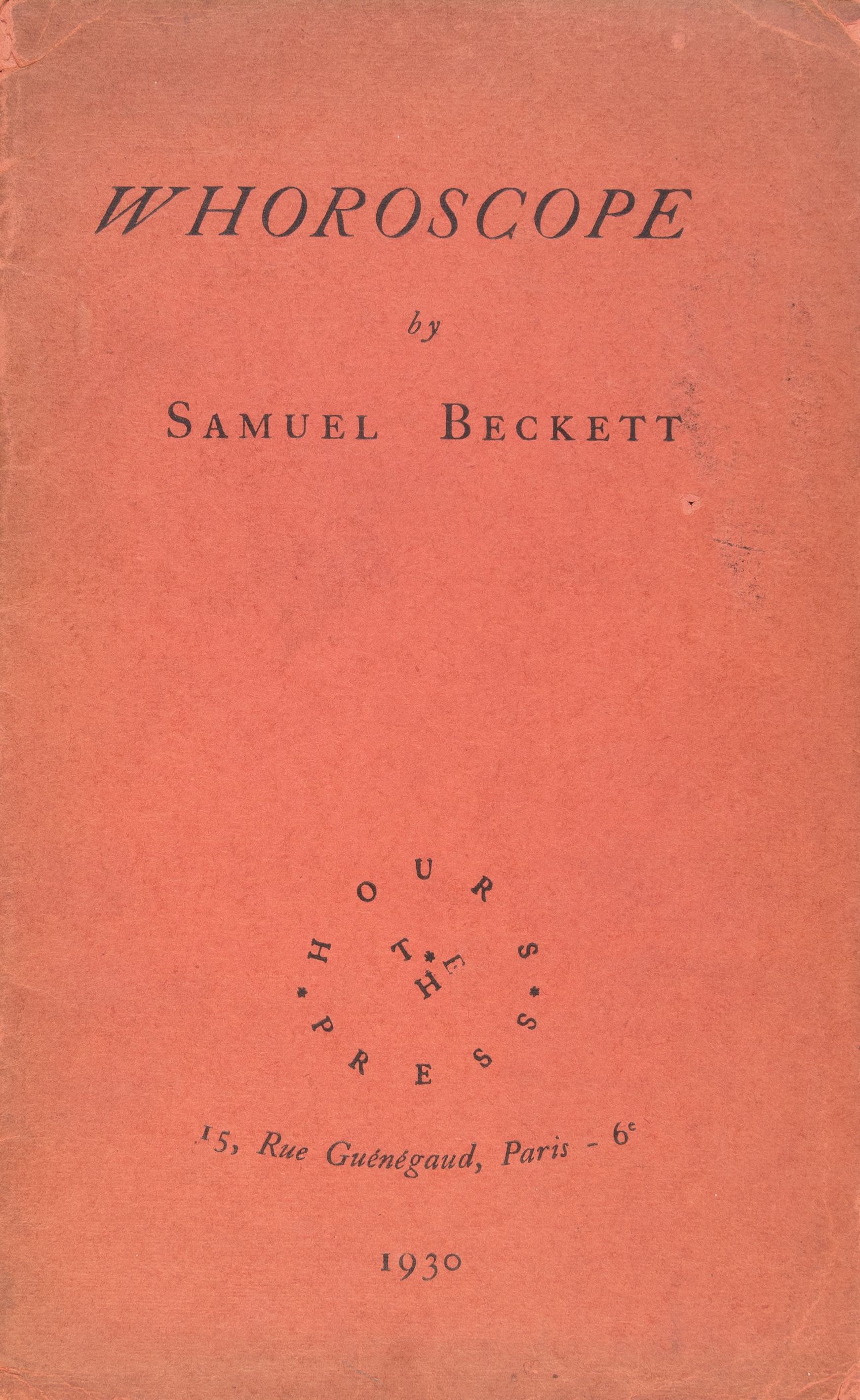 Whoroscope book cover