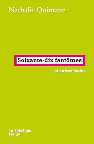 Soixante-dix fantômes book cover