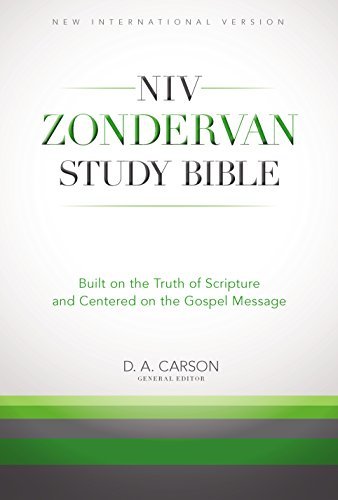 NIV Zondervan Study Bible book cover