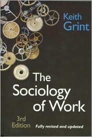 The Sociology of Work book cover