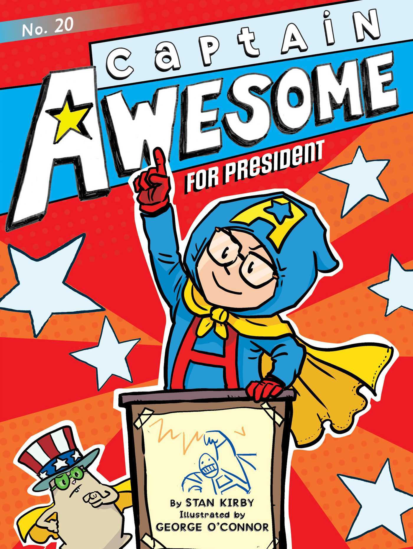 Captain Awesome for President book cover