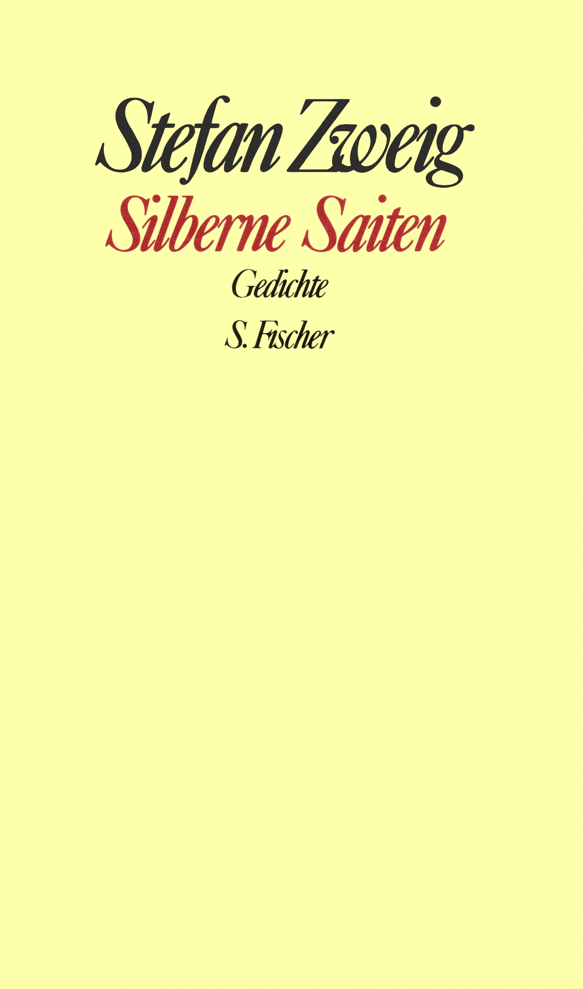 Silberne Saiten. Gedichte book cover