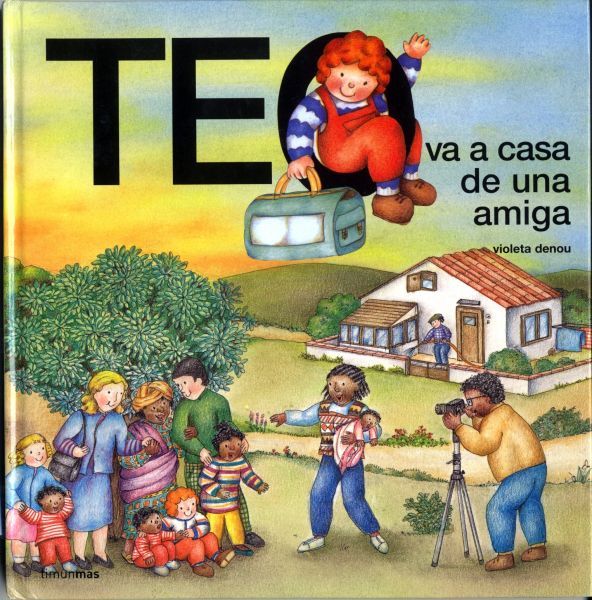 Teo va a casa de una amiga book cover
