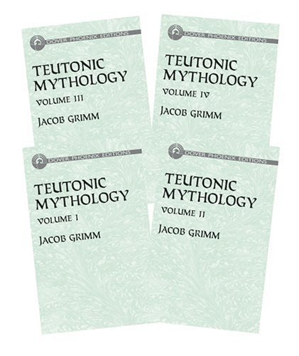 Teutonic Mythology, 4 VolumeSet book cover