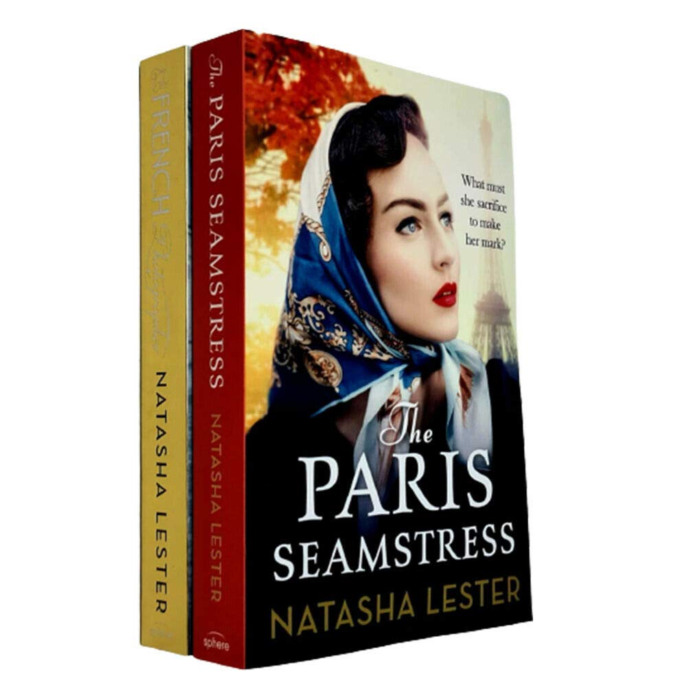 The Paris Seamstress & The French Photographer By Natasha Lester 2 Books Collection Set book cover