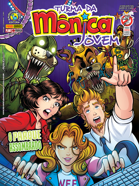 Turma da Mônica Jovem (Primeira Série) #99 - O parque assombrado book cover