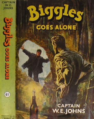 Biggles Goes Alone book cover