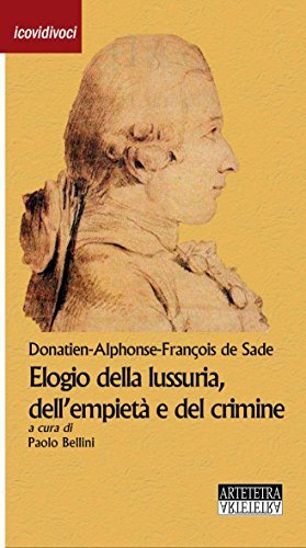 Elogio della lussuria, dell'empietà e del crimine (icovidivoci Vol. 1) book cover