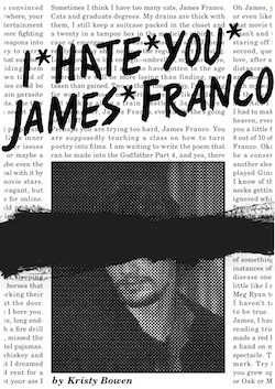 I Hate You James Franco book cover