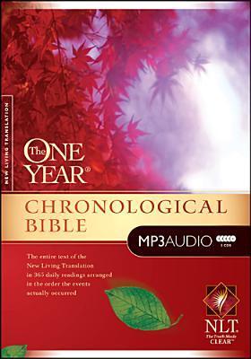 The One Year Chronological Bible NLT, MP3 book cover