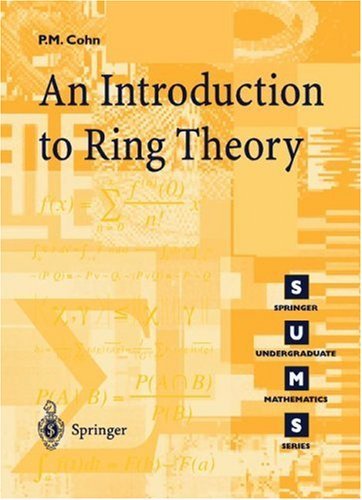 Introduction to Ring Theory book cover