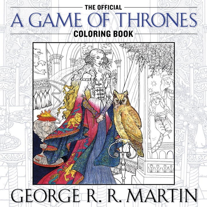 The Official A Game of Thrones Coloring Book book cover