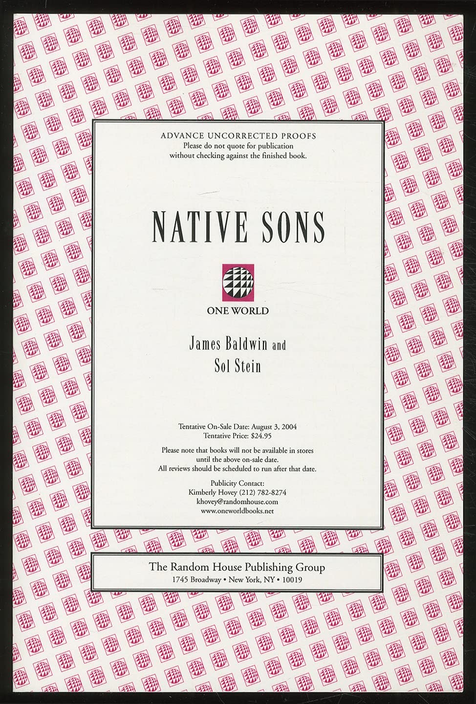 Native Sons book cover