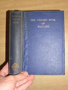 The Oxford Book of Ballads book cover