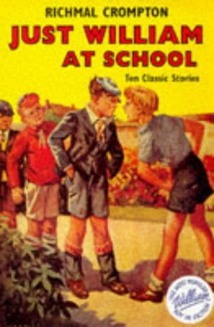Just William at School book cover