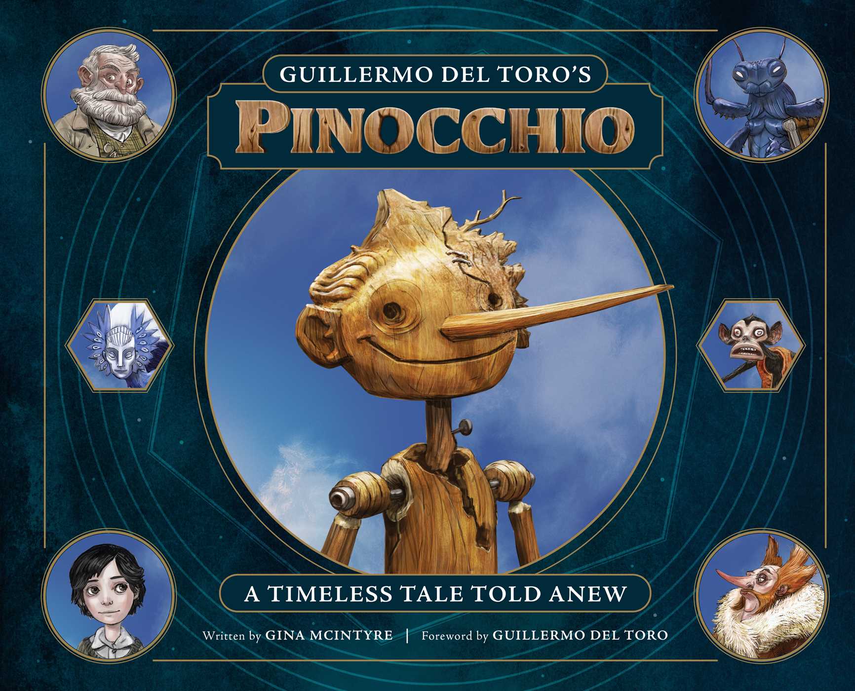 Guillermo del Toro's Pinocchio book cover