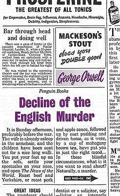 Decline of the English Murder book cover