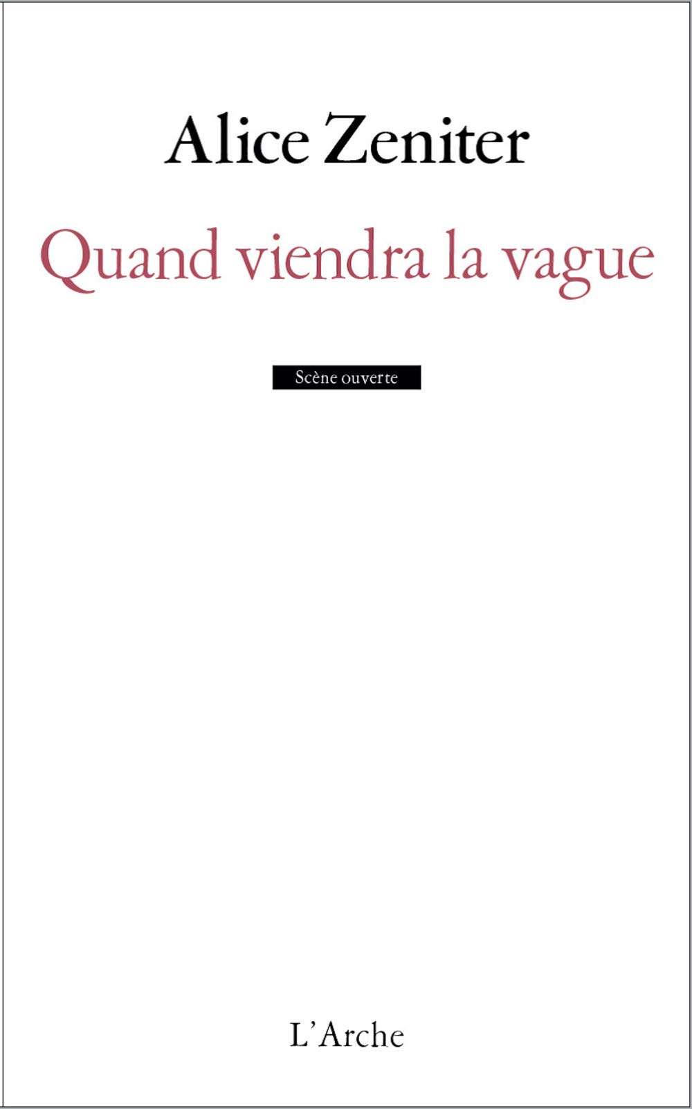 Quand viendra la vague book cover