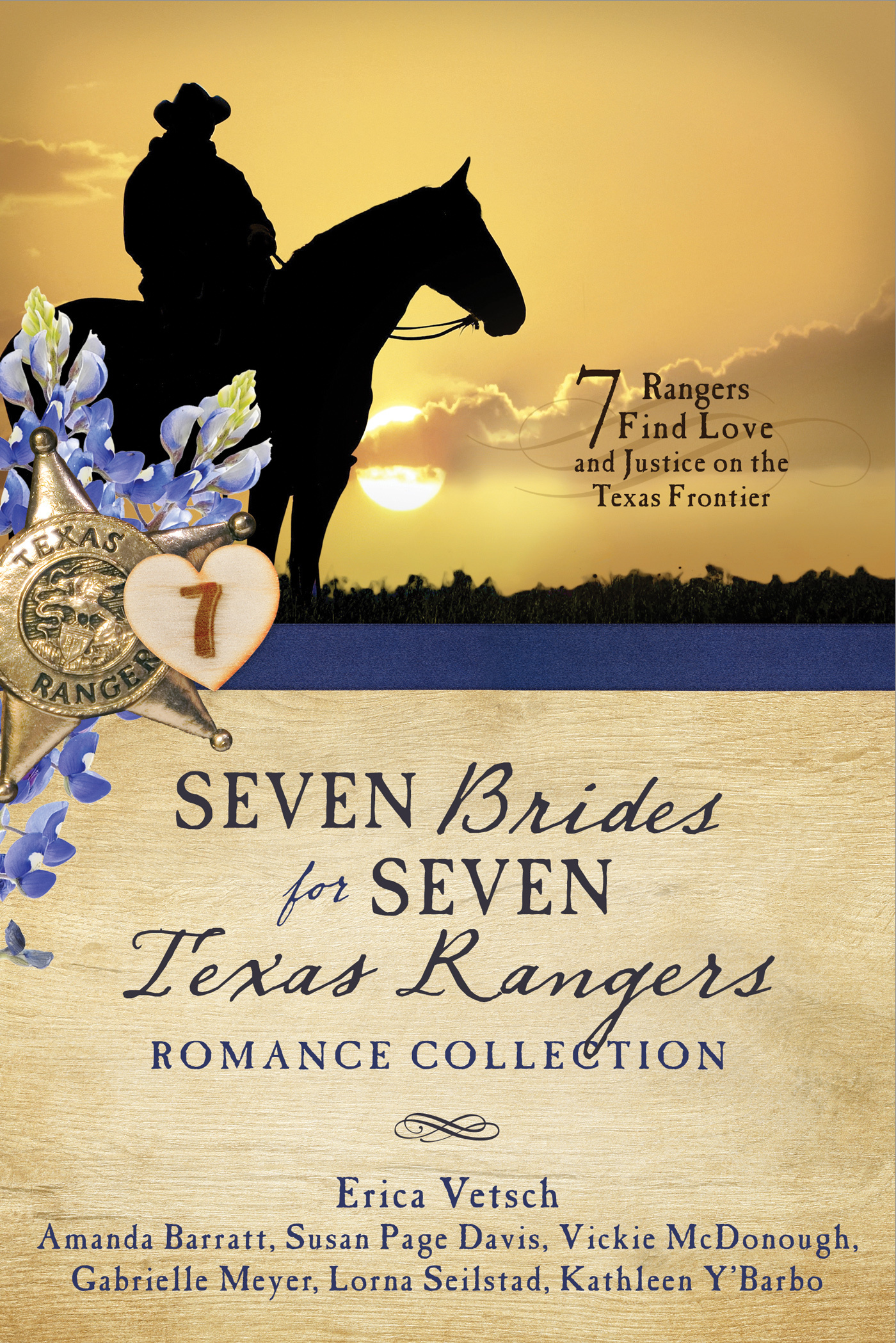 Seven Brides for Seven Texas Rangers Romance Collection book cover