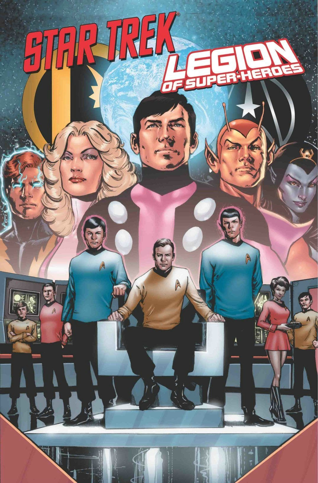 Star Trek/Legion of Super-Heroes book cover