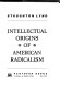 Intellectual Origins of American Radicalism book cover