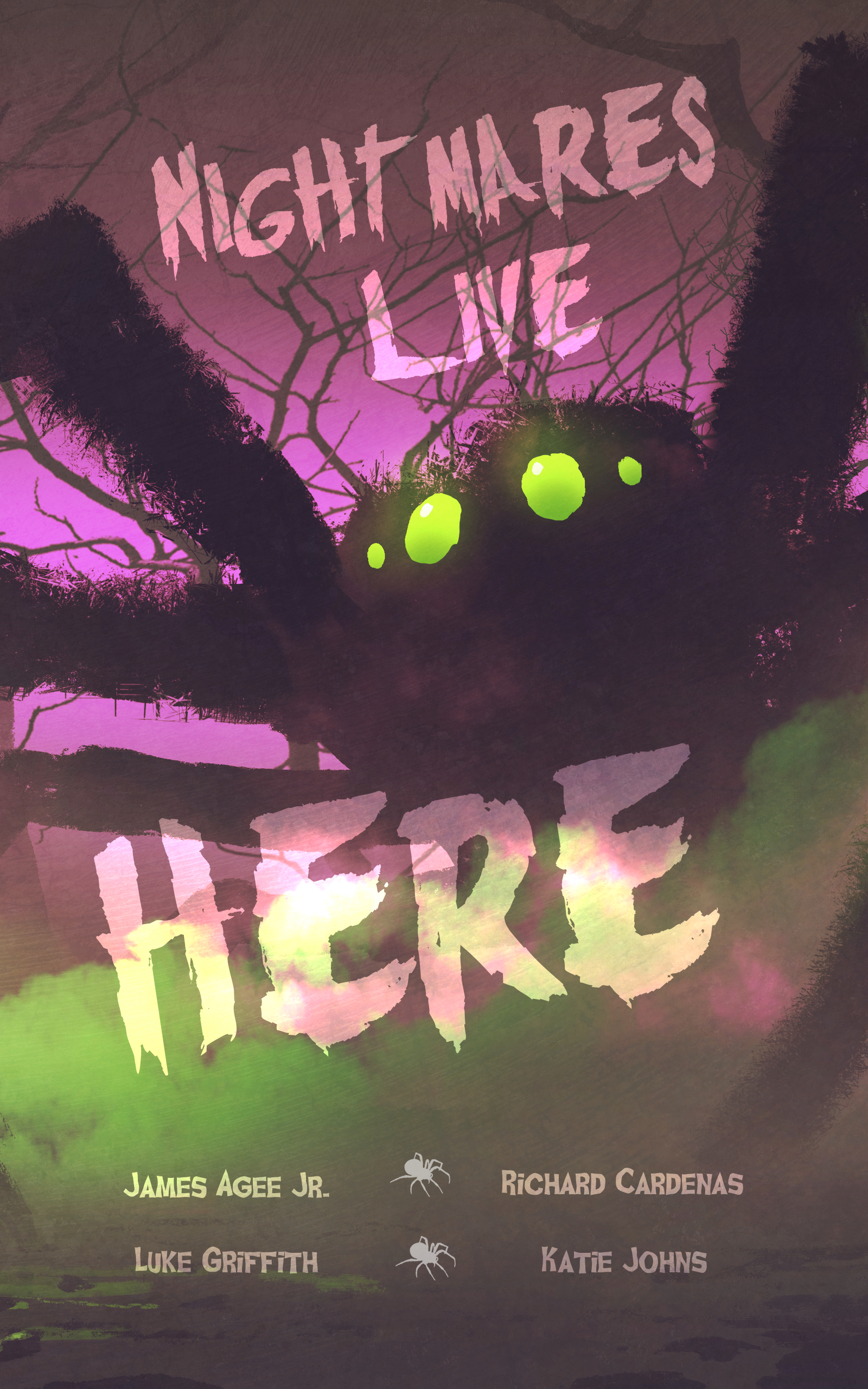 Nightmares Live Here book cover