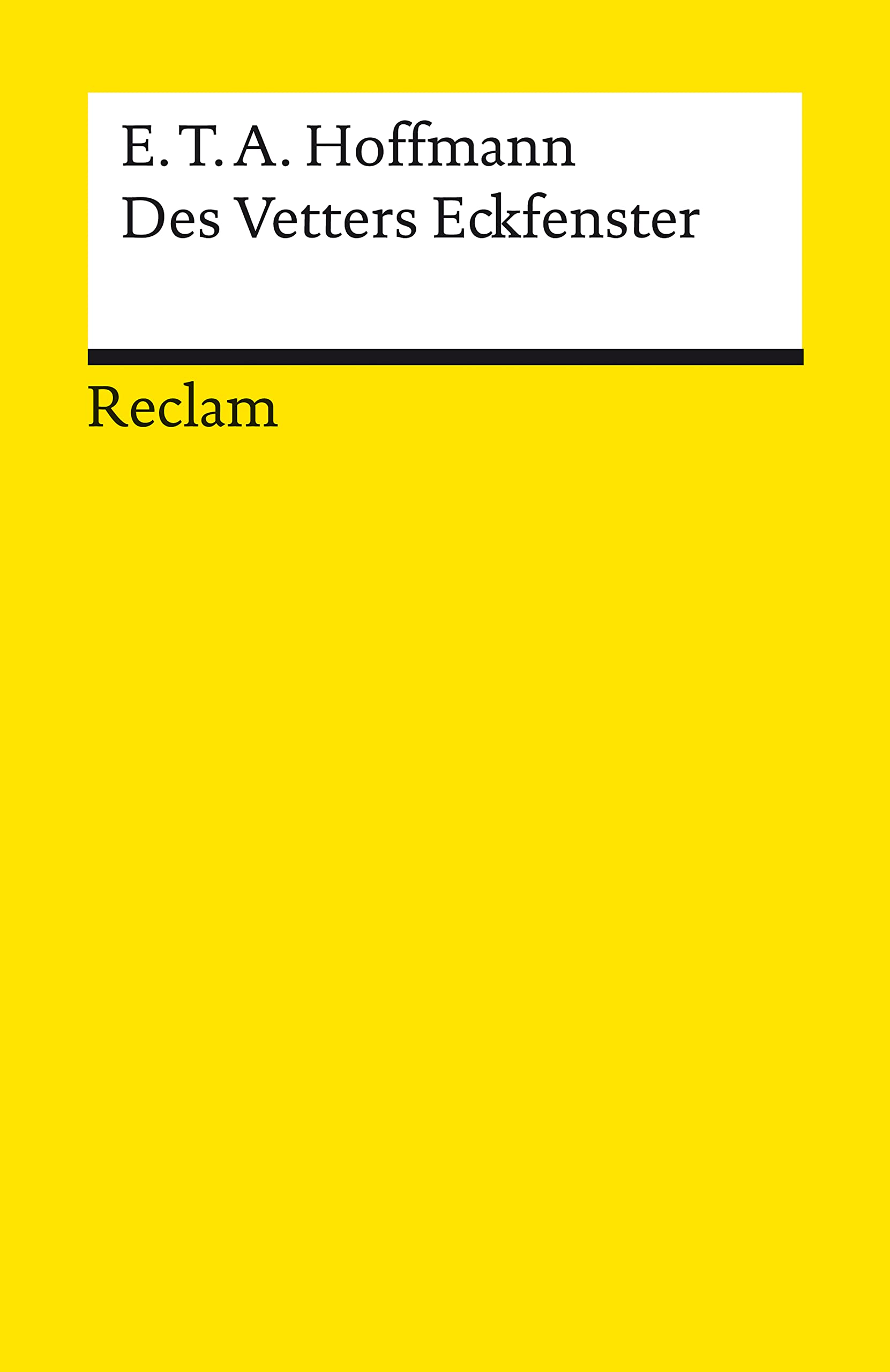 Des Vetters Eckfenster book cover
