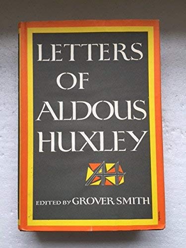 Letters of Aldous Huxley; book cover
