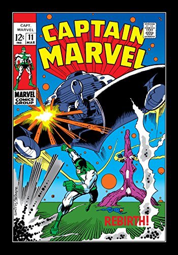 Captain Marvel (1968) book cover 1