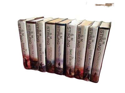 Nine S.M. Stirling Hardcover Novels ~ The Tears of the Sun ~ The Change book cover