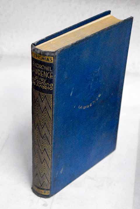 El Coronel Lawrence De Arabia book cover