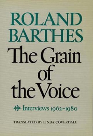 The Grain of the Voice book cover