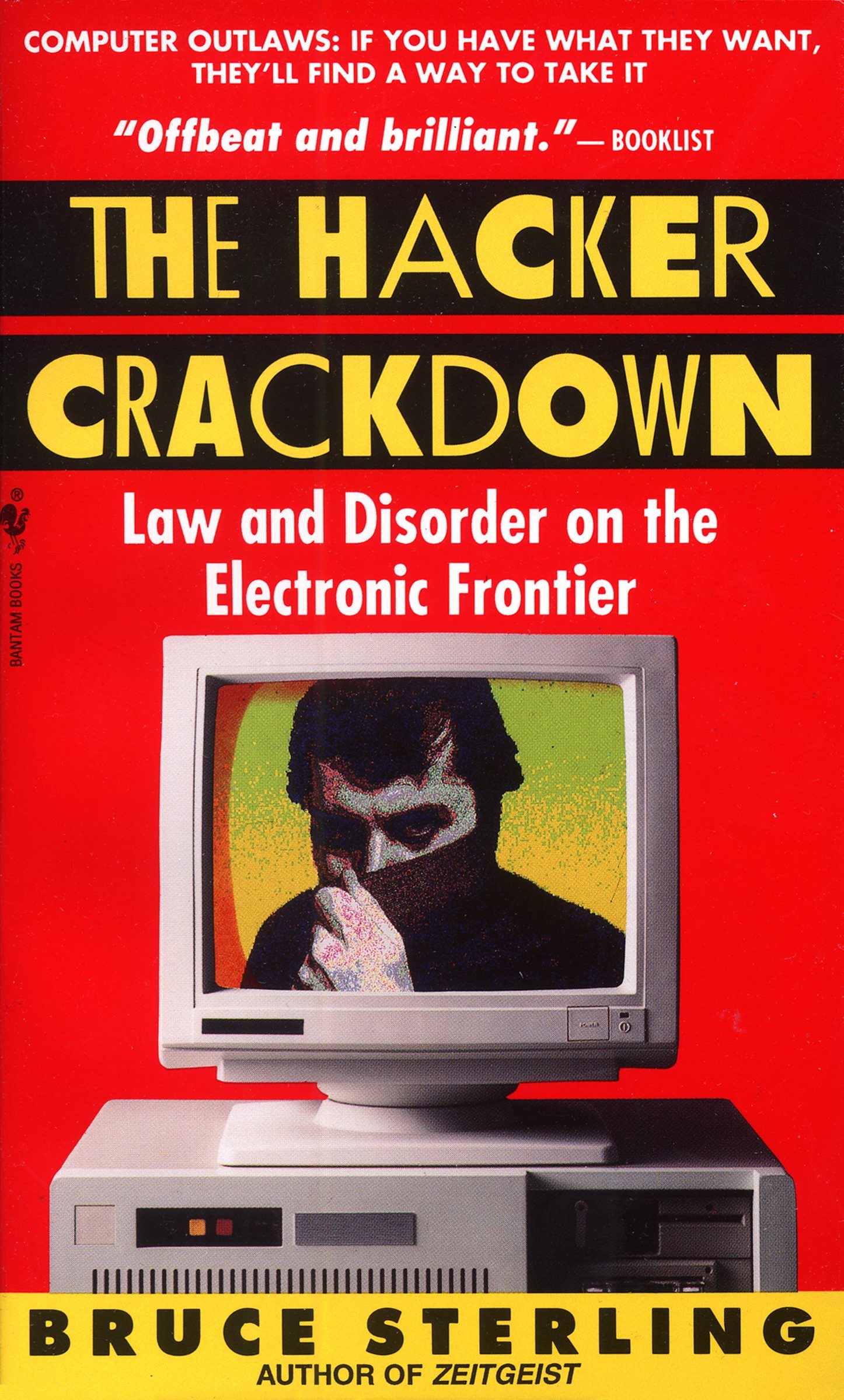 The Hacker Crackdown book cover