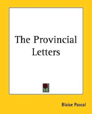 The Provincial Letters book cover