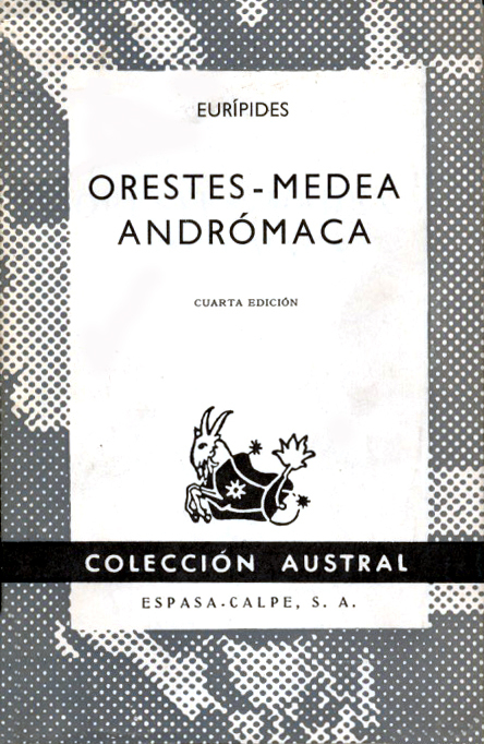 Orestes. Medea. Andrómaca book cover