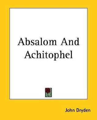 Absalom and Achitophel book cover