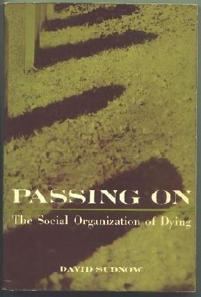 Passing on book cover