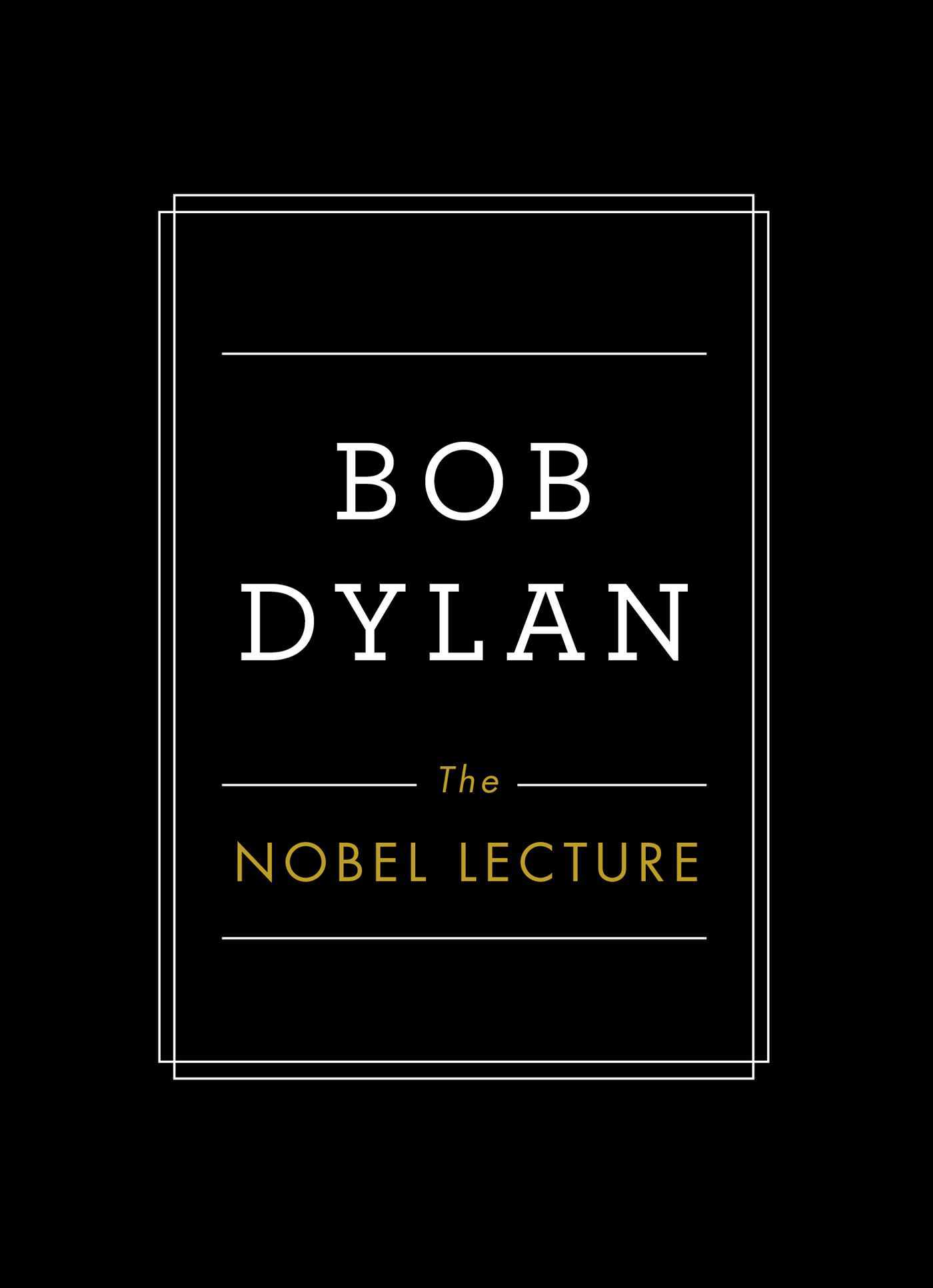 The Nobel Lecture book cover