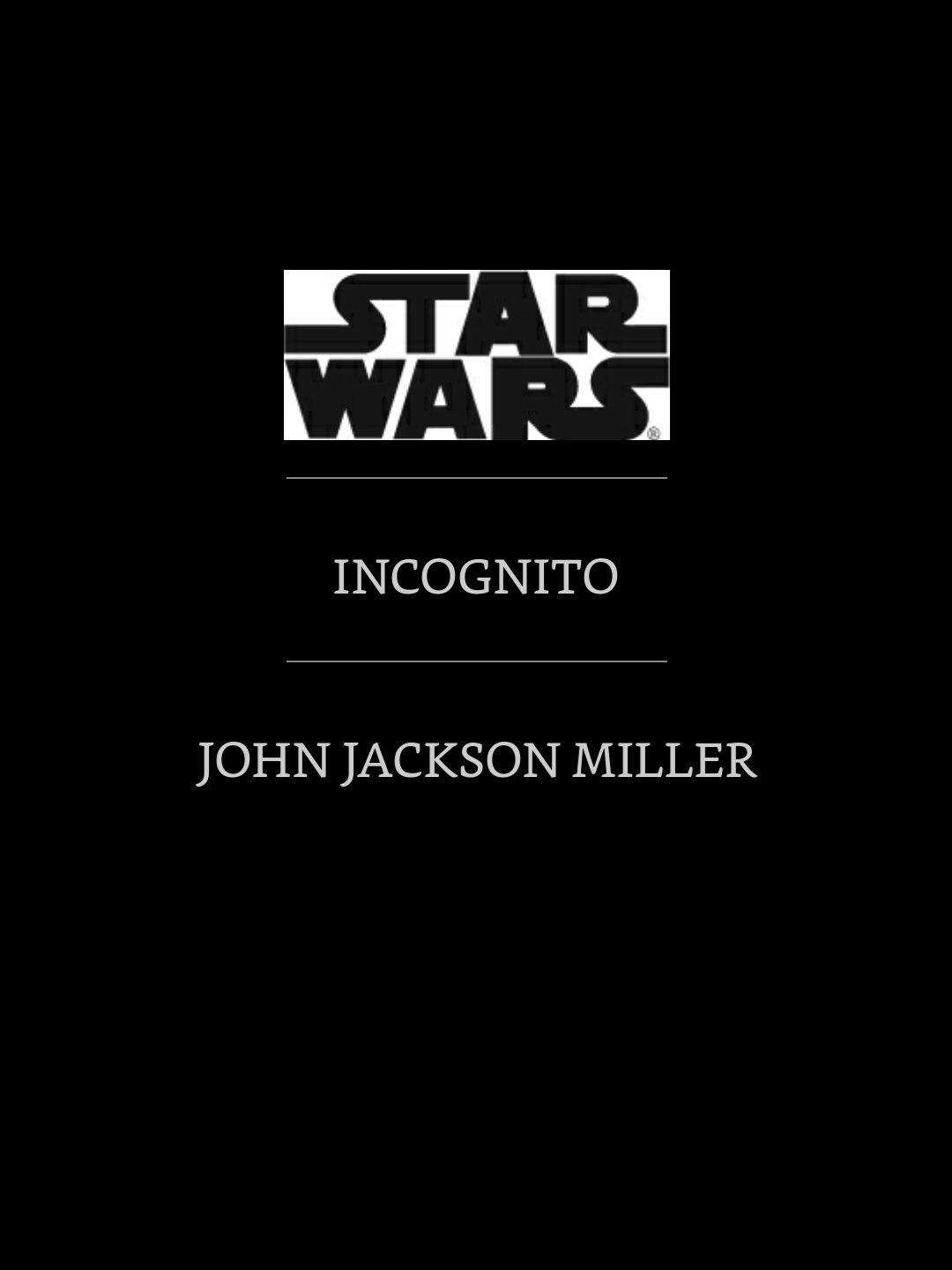 Star Wars book cover