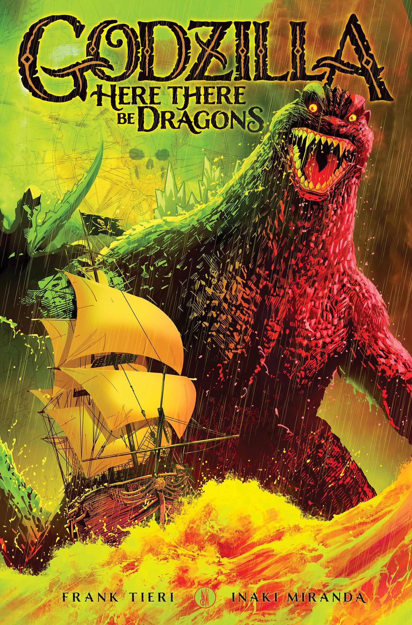 Godzilla: Here There Be Dragons book cover 1