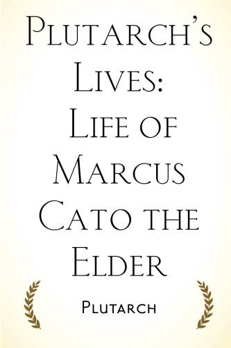 Plutarch's Lives book cover