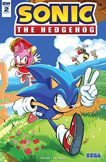 Sonic the Hedgehog (2018) (Single Issues) book cover 2