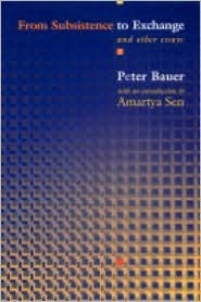 From Subsistence to Exchange and Other Essays book cover